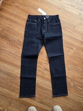 Outerknown NWT Sea Jeans Local Straight Fit 29x32 Dark Denkm Jeans New with Tags