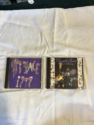 Prince 2 CD Lot Rare West Germany Red Target Early Pressings   Purple Rain