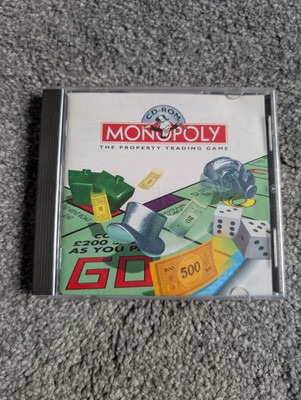 Hasbro Monopoly CD-ROM PC Computerspiel Disc und OVP Hülle 1997