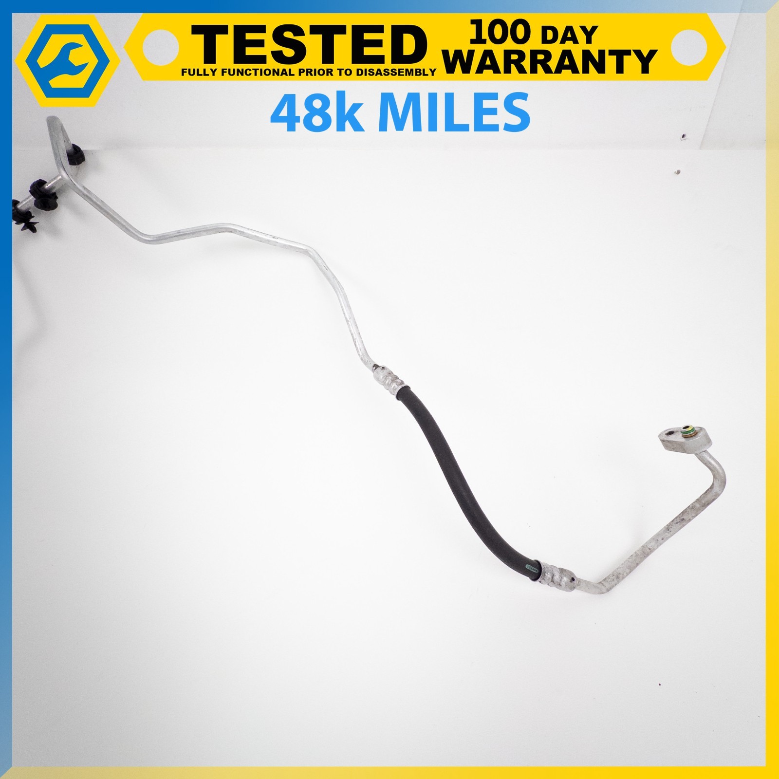 08-16 MASERATI GRANTURISMO CONDENSER AC A/C AIR CONDITIONING HOSE PIPE LINE OEM
