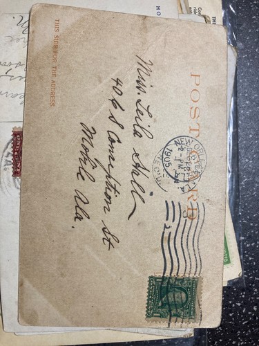 Antike Vintage Postkarten Briefmarkensammlung New Orleans Louisiana alt Lot - Bild 13 von 15