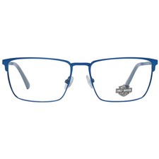 Harley Davidson HD0917 091 Blue Metal Optical Eyeglasses Frame 57-17-145