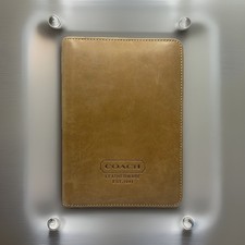 Vintage Coach Leather Photo Album Holder Case Cover Authetic