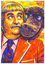 CAPTAIN KANGAROO * Fun Novelty * CELEBRITY * Art Card * ATC ACEO