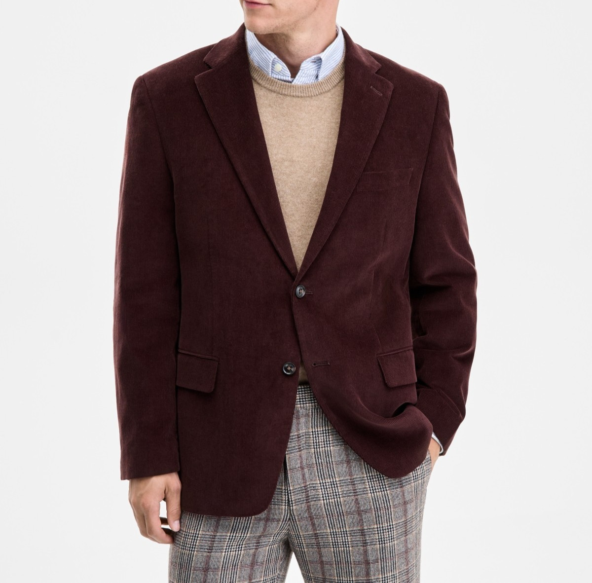 Tommy Hilfiger Men's Modern-Fit Corduroy Sport Coat MSRP $295