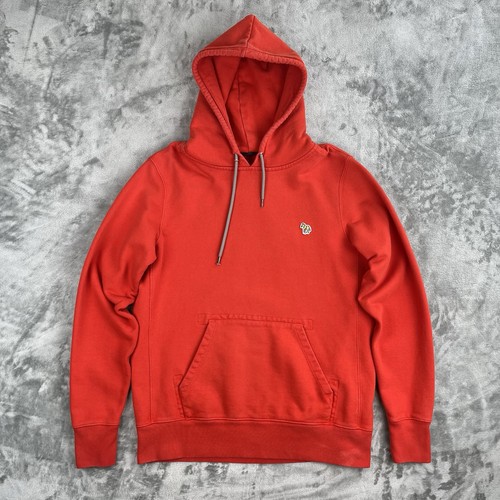 Paul Smith Jeans Hoodie Herren Medium Red Elephant Logo Pullover