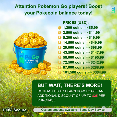 Pokemon GO | Cheap PokeCoins | Go Pass | Global Ticket | Remote Max Battler Box - $11.98