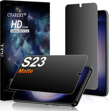 2 Pack for Samsung Galaxy S23 Matte Privacy Screen Protector 6.2 Inch Not Glass
