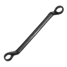 45 Degree Offset Box End Wrench 19 x 22mm Metric 12 Point Double End Black