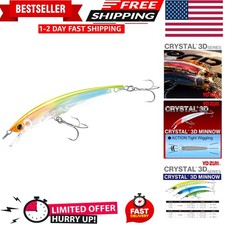 5.25" Crystal Minnow Fishing Lure - Needle Point for Gamefish Attraction