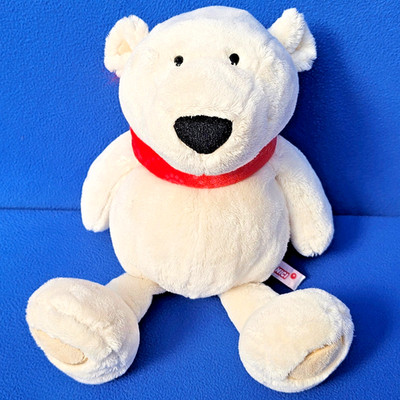 NICI BÄR EISBÄR FINN TEDDY STOFFTIER 35 CM POLAR BEAR BÄR SCHAL KUSCHELTIER