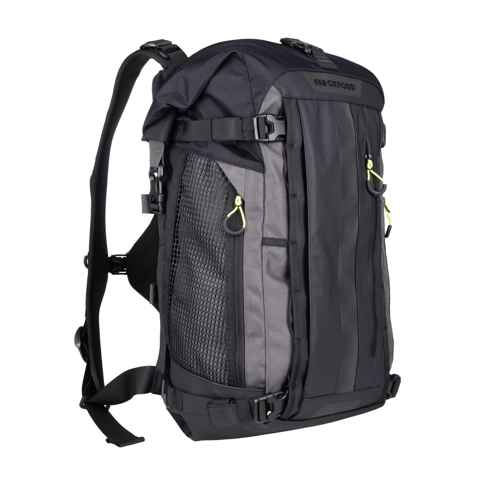 Oxford Atlas B-30 Advanced Motorcycle Backpack Waterproof Bike Tour Bag Charcoal