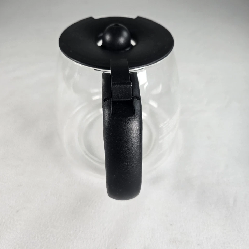 Cafetera de vidrio Medelco jarra para preparar café 12 tazas mango negro cafetera por goteo GL312 Foto 4 de 4