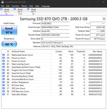SAMSUNG 870 QVO 2TB SATA III Samsung SSD (MZ-77Q2T0B/AM)