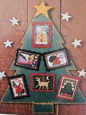 Prairie Schooler FOLK ART CHRISTMAS Ornament Counted Cross Stitch Pattern No 124