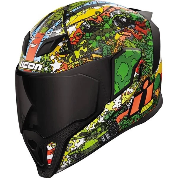 Icon Green Full Faces Helmets for sale | eBay