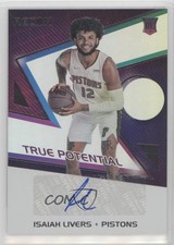 2021-22 Panini Recon True Potential Signatures Isaiah Livers #TPS-ILV Auto 1u6