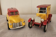 2 ERTL Arm  Hammer Vtg Delivery Vehicle Banks. 1923 Chev  19  Panel Truck