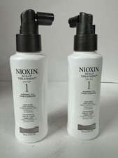 2 Pack --- Nioxin scalp treatment for fine hair 1 normal to thin looking 3.38 fl