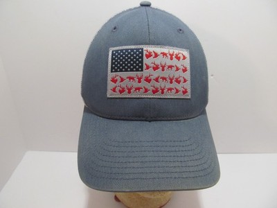 Columbia PHG Trophy Big Game & Fowl US Flag Logo OSFM Flexfit Cap Hat