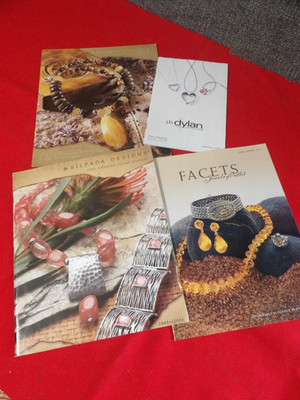 lot of 4 jewelry catalogs j.b. dylan , Silpada , Facets 2004 / 05 / 06