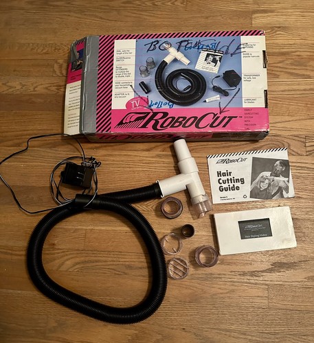 Robocut Vacuum Hair Cutting & Pet Grooming System TESTED 90'S Vintage