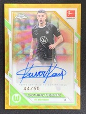 Konstantinos Koulierakis 2025-26 Topps Chrome Bundesliga Gold Wave Auto /50