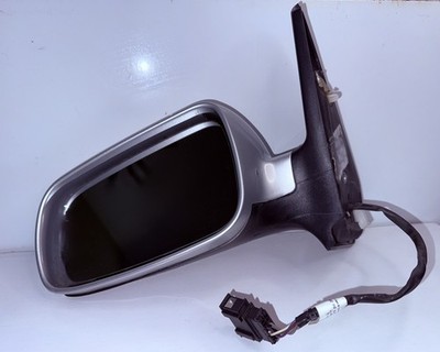 VW Golf MK4 Drivers Left Side Mirror Power Heated Silver Clear Glass 1999-2005