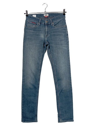 Tommy Jeans Damen Slim Fit Jeans Baumwolle Blau W30 L34 Reißverschluss