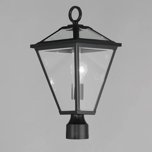 Maxim 30568 Prism 14" Tall Post Light - Black - Picture 2 of 5