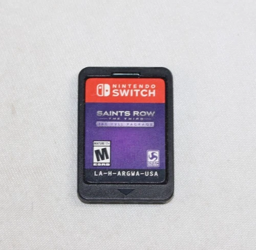 Saints Row The Third: The Full Package Nintendo Switch Cart Great Condition!