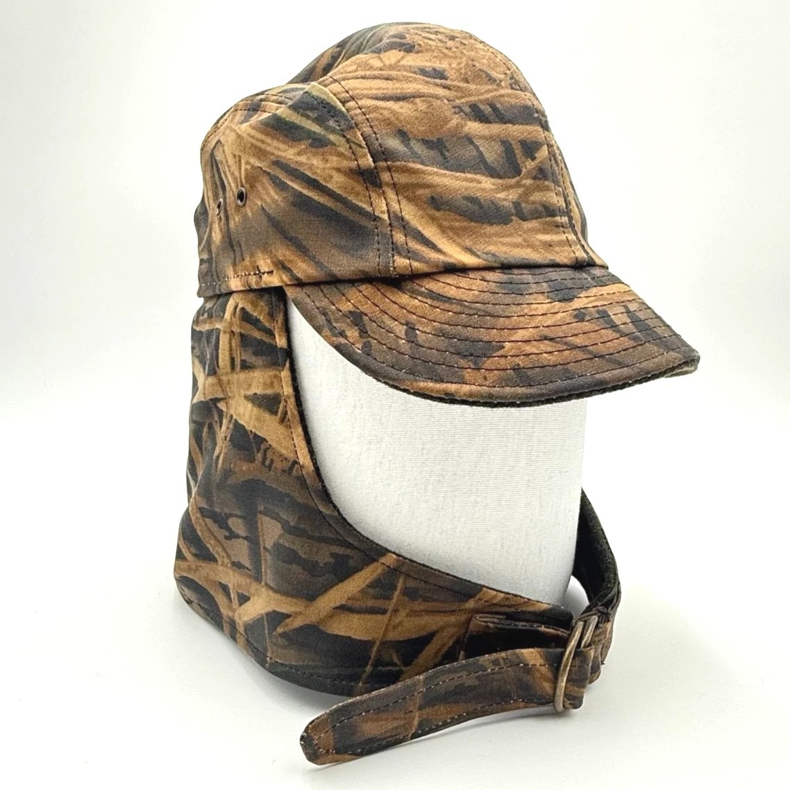 Filson Tin Cloth Wildfowl Hat Men's Shadow Grass Ear Flaps Wool