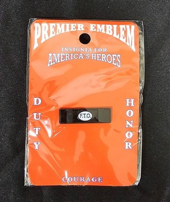 PREMIER EMBLEM COMMENDATION BAR F.T.O. BLACK