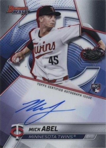 2025 Bowman Chrome Mick Abel RC Black Geometric Refractor /10 