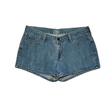 Vintage Y2K Mid-Rise Denim Shorts Old Navy Blue Size 8