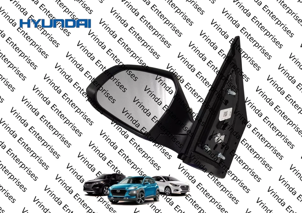 FOR 2016-2019 HYUNDAI GRAND I10 2016-2020 XCENT F/L OUTSIDE REAR MIRROR VIEW LH - Image 4 of 4