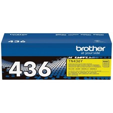 Cartridge Brother TN436Y Yellow Super High Yield 6500 Pages Toner Genuine Dash