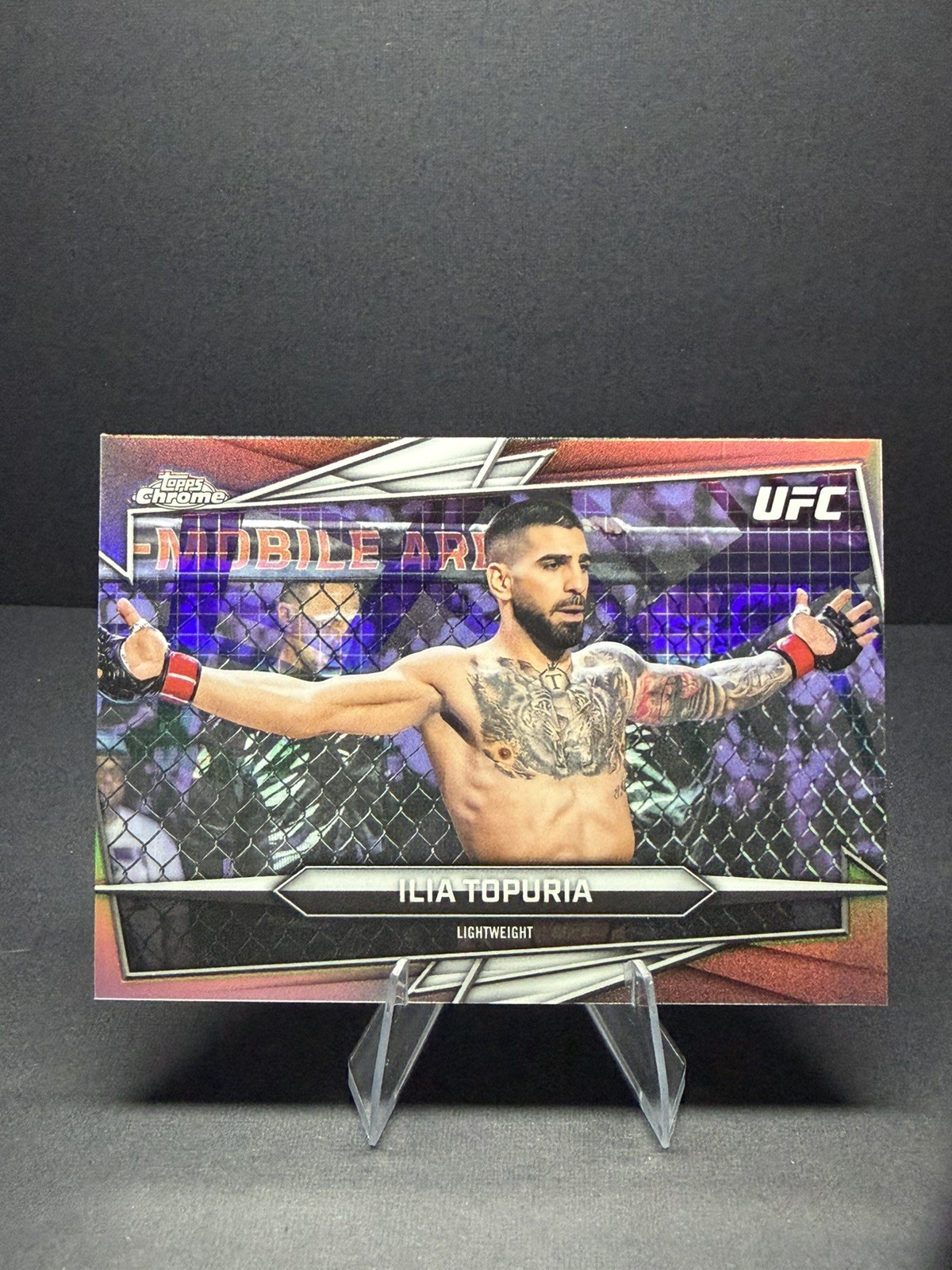 2026 Topps Chrome UFC Ilia Topuria Sonar Refractors #1 