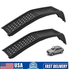 2 x Heavy Duty Car Ramps Set 8000lbs Auto Ramp Solid Steel Ramps 2 set up to 8"