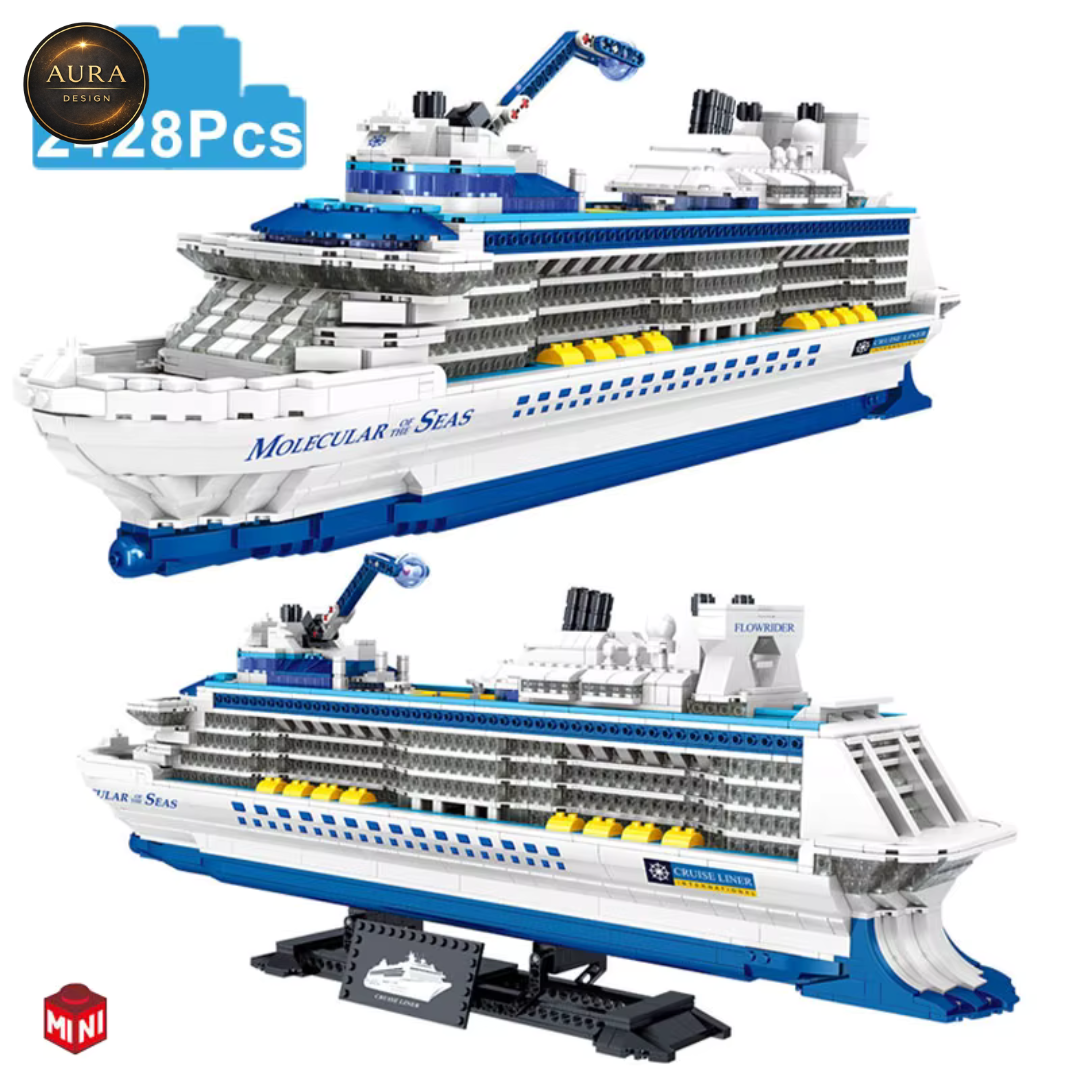 Cruise Ship Building Blocks 49cm Toy Construction Creative Gift Idea