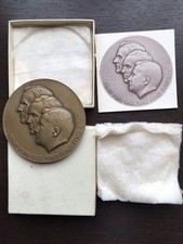 Ford Motor Company 50 Years Bronze Medal 1903-1953 Anniversary Mint Boxed Papers