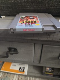 Bad Dudes ORIGINAL NINTENDO NES Game Working & Authentic!