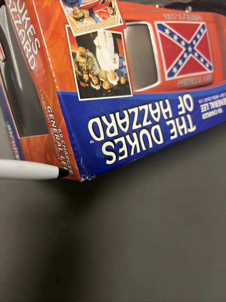 RARE! NEW 1/18 1969 Dukes of Hazzard Dodge Charger General Lee "Dirty Edition"  - Image 3 of 4