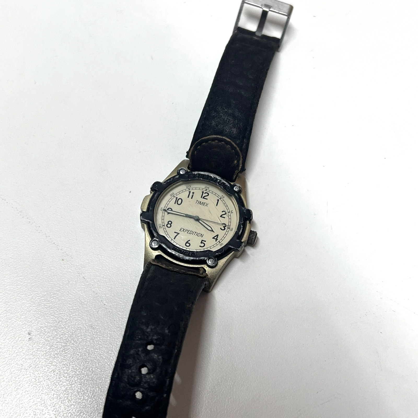 Vintage Timex Expedition Indiglo Easy Set Alarm Watch WR 50M Sports Watch