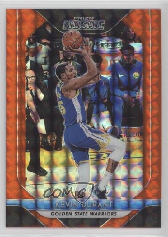 2018-19 Panini Prizm Mosaic Orange 83/99 Kevin Durant #53 6wp