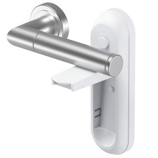 Child Proof Door Lever Lock 2 Pack No Drill Baby Safety Handle Lock