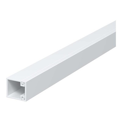 OBO Bettermann Vertr Wand+Deckenkanal m.Obert. 15x15mm,PVC WDK15015RW 2 Stk