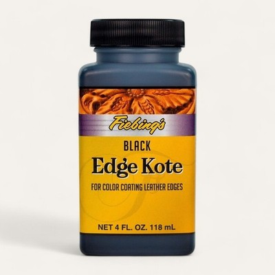 Fiebing's Edge Kote | Color Coating for Leather Edges | 7 Colors (4 fl oz)