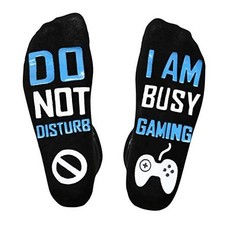 Stocking Stuffers for Men and Women Funny Socks Novelty Christmas Large Blue