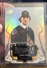 2023-24 Upper Deck Black Diamond - Exquisite Rookie Draft Day Logan Cooley /349